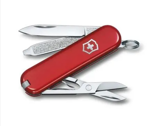 Swiss Army Tools - Petit couteau de poche classique SD Style Icon Rouge 0.6223.G
