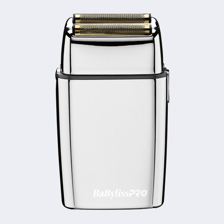 BABYLISSPRO® FOILFX02™ RASOIR MÉTAL SANS FIL DOUBLE FOIL Argent FXFS2