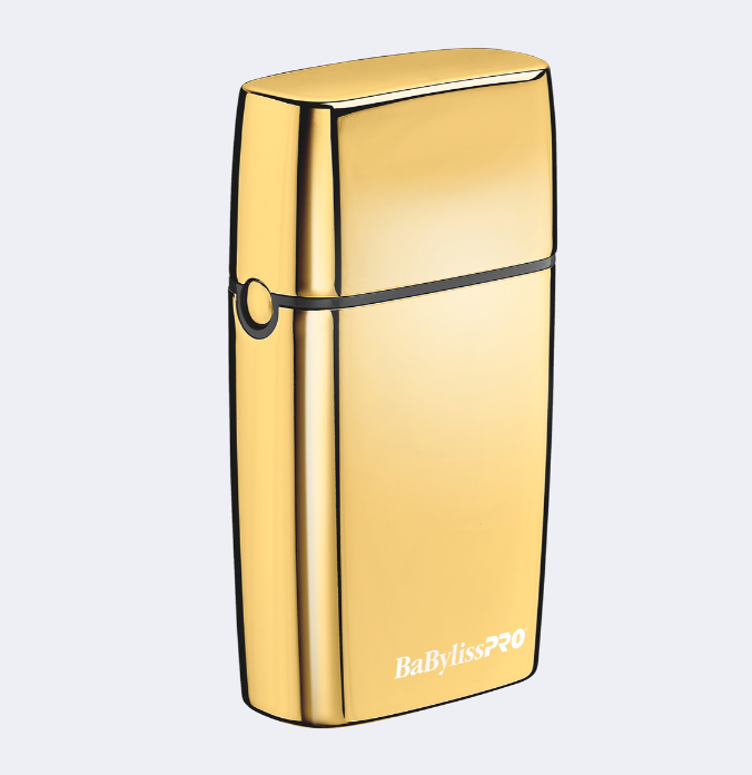 BABYLISSPRO® FOILFX02™ RASOIR À DOUBLE GRILLE SANS FIL EN MÉTAL DORÉ FXFS2G