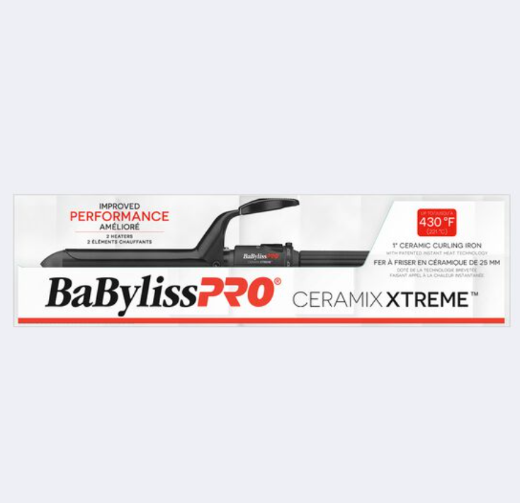FER À FRISER EN CÉRAMIQUE BABYLISSPRO® 1" BABC100SNC