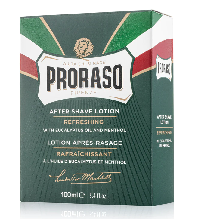 Proraso LOTION APRES RASAGE : Eucalyptus RAFRAÎCHISSANT Vert P307