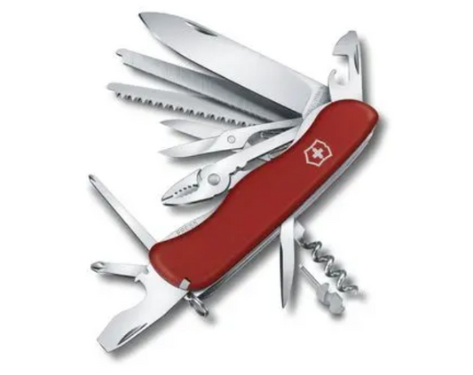 Swiss Army Tools - Couteau d'extérieur WorkChamp Rouge 0.8564-X1