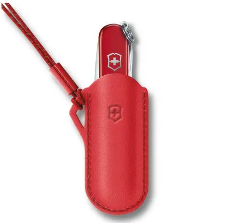 Swiss Army Tools - Pochette d'accessoires en cuir rouge 4.067