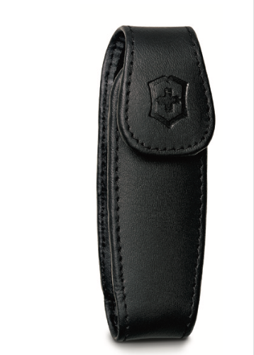 Swiss Army Tools - Pochette à clip pour accessoires en cuir noir moyen 4.1099.22