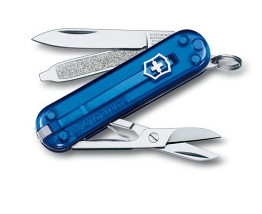 Swiss Army Tools - Petit couteau de poche Classic SD Deep Ocean Sapphire 0.6223.T2-033-X1