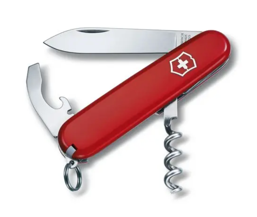 Swiss Army Tools - Couteau de poche moyen Waiter Rouge 0.3303-X2