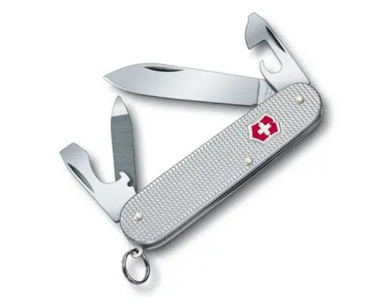 Swiss Army Tools - Couteau de poche moyen Cadet Silver Alox 0.2601.26-033-X1