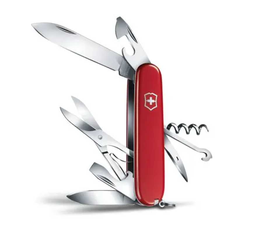 Swiss Army Tools - Couteau de poche moyen Climber Red 1.3703