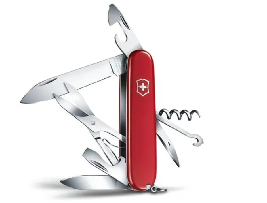 Swiss Army Tools - Couteau de poche moyen Climber Red 1.3703