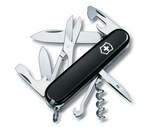 Swiss Army Tools - Couteau de poche moyen Climber Noir 1.3703.3-033-X1