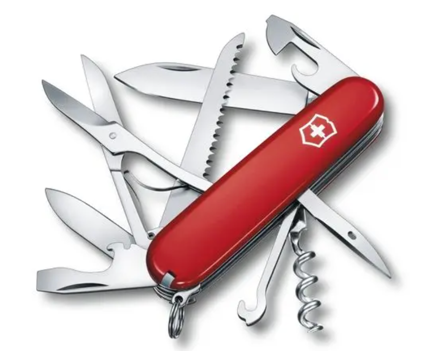 Swiss Army Tools - Couteau de poche moyen Huntsman Red 1.3713