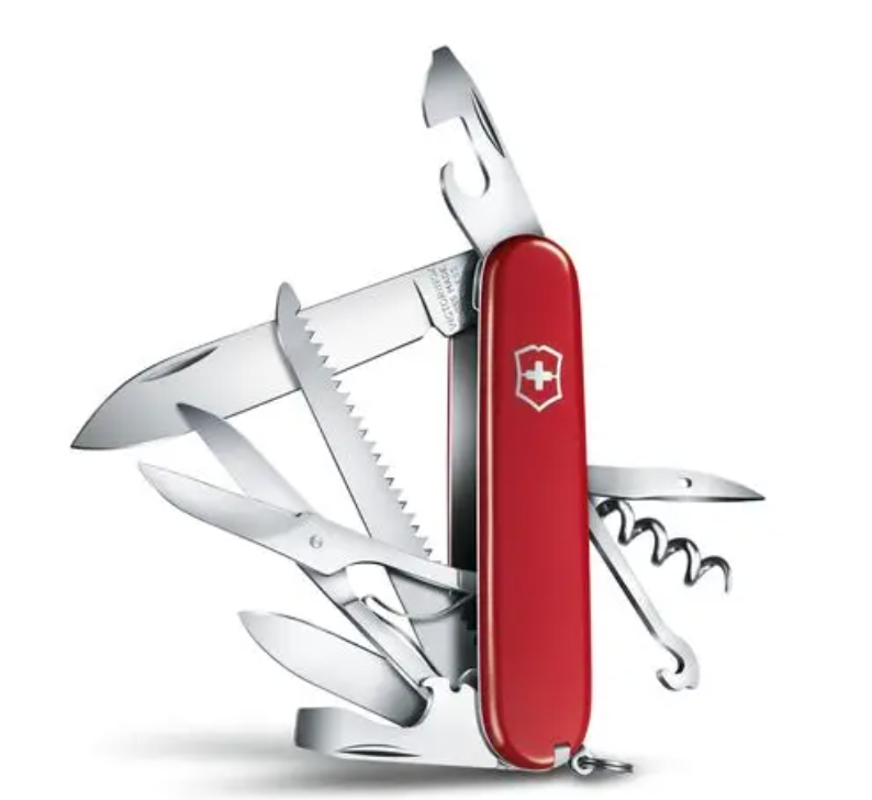 Swiss Army Tools - Couteau de poche moyen Huntsman Red 1.3713