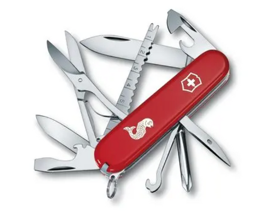 Swiss Army Tools - Couteau de poche moyen Fisherman Red 1.4733.72