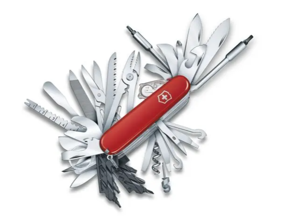 Swiss Army Tools - Couteau de poche moyen Swiss Champ XXL 1.6795.XXL