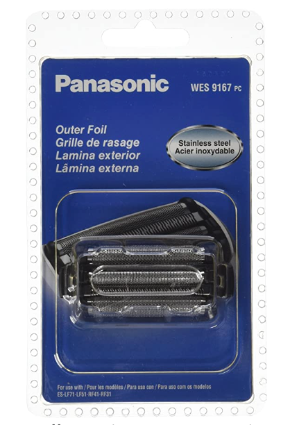 Feuille extérieure de rechange pour rasoir Panasonic WES9167P