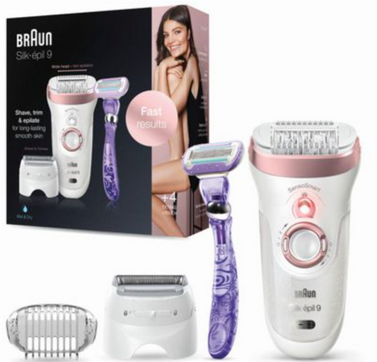 ÉPILATEUR BRAUN OR ROSE SES9870