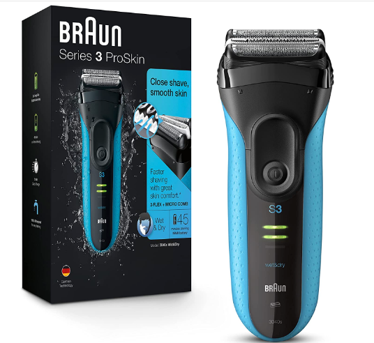 Braun Rasoir Rasoir humide/sec Noir/Bleu 3040s