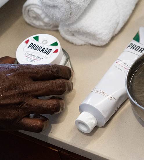 CRÈME PRÉ-RASAGE Proraso : Peaux Sensibles Blanches P315