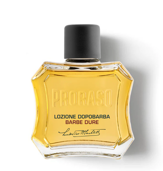 Lotion après-rasage Proraso : Barbes rousses rouges Bois de santal et huile de karité P472