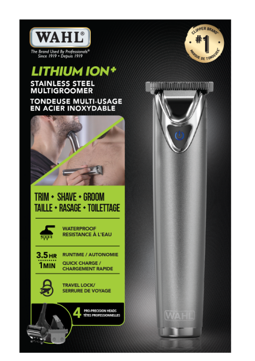 Wahl Tondeuse MULTIGROOMER EN ACIER INOXYDABLE AU LITHIUM-ION 3114