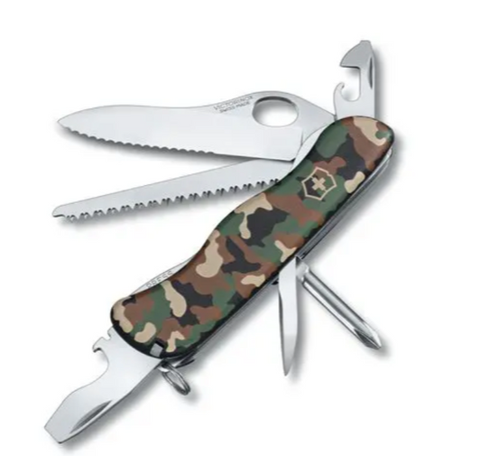 Outil de l'armée suisse Trekker à une main Camouflage 0.8463.MW94