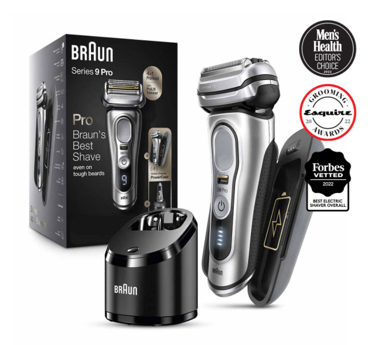 Rasoir électrique Braun série 9 avec PowerCase 9477CC