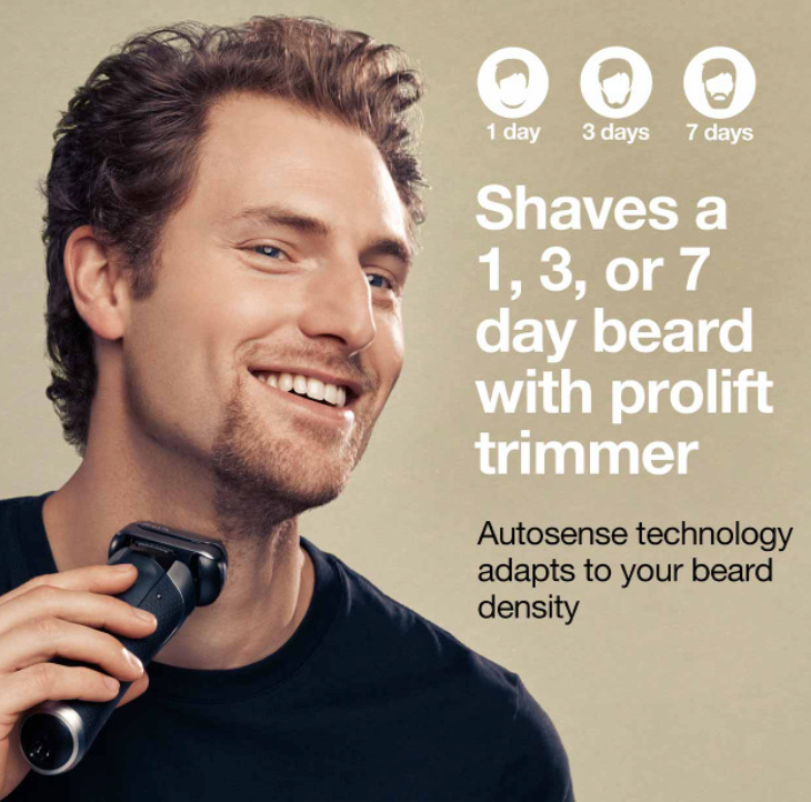 Rasoir électrique Braun série 9 avec PowerCase 9477CC