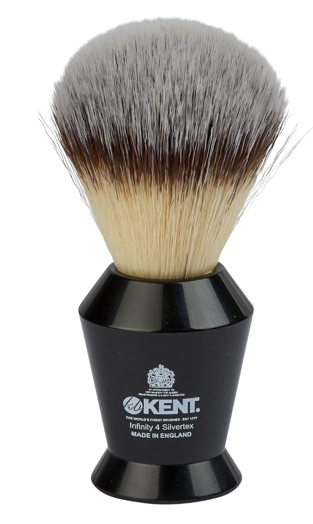 Kent "Infinity" Brosse synthétique Silvertex super douce, noir K-INF4