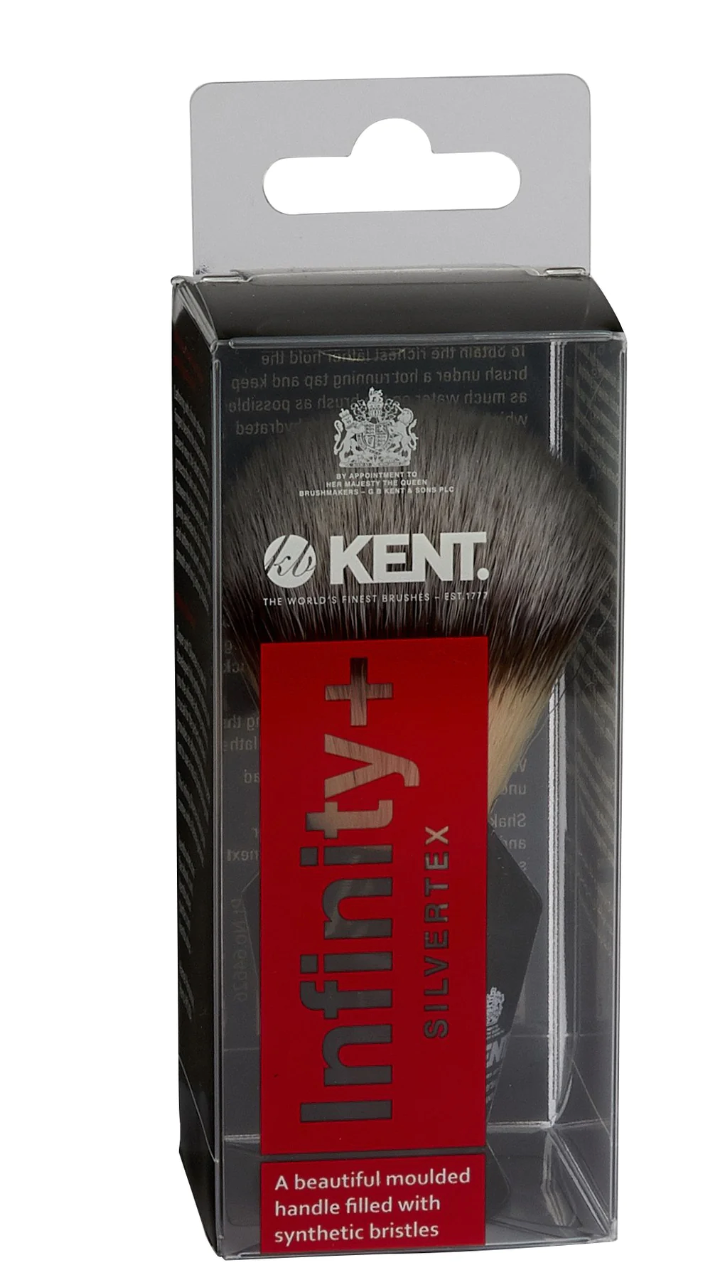 Kent "Infinity" Brosse synthétique Silvertex super douce, noir K-INF4