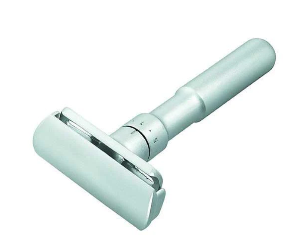 Merkur Futur Matt Adjustable Double Edge Safety Razor Safety Razor With Snap Closure MK-700002
