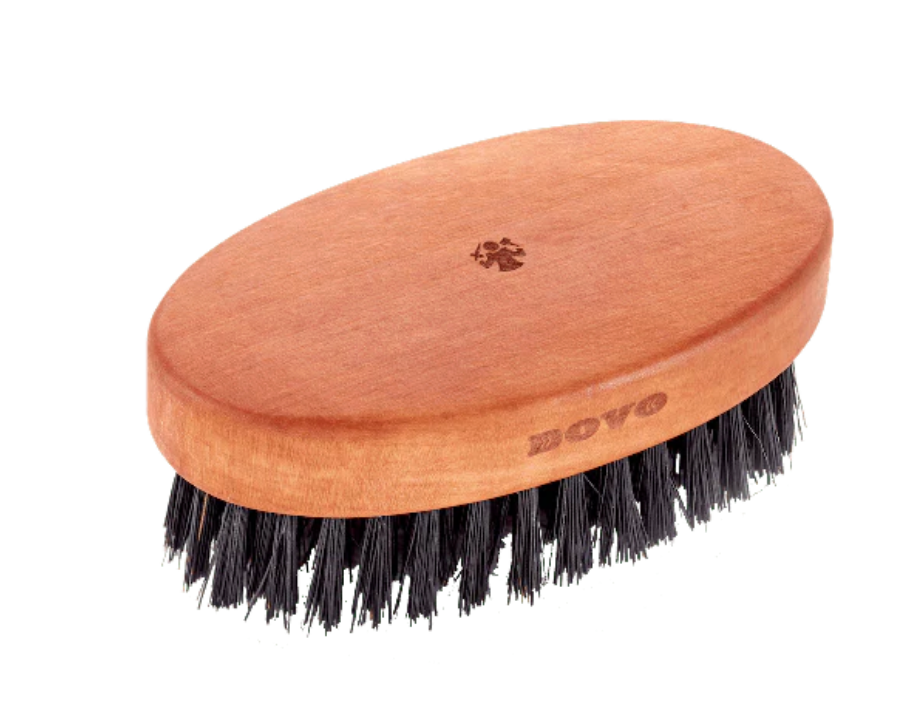 DV-91062 Brosse à barbe ovale, Brosses à barbe, bois de poirier et poils de sanglier DV-91062