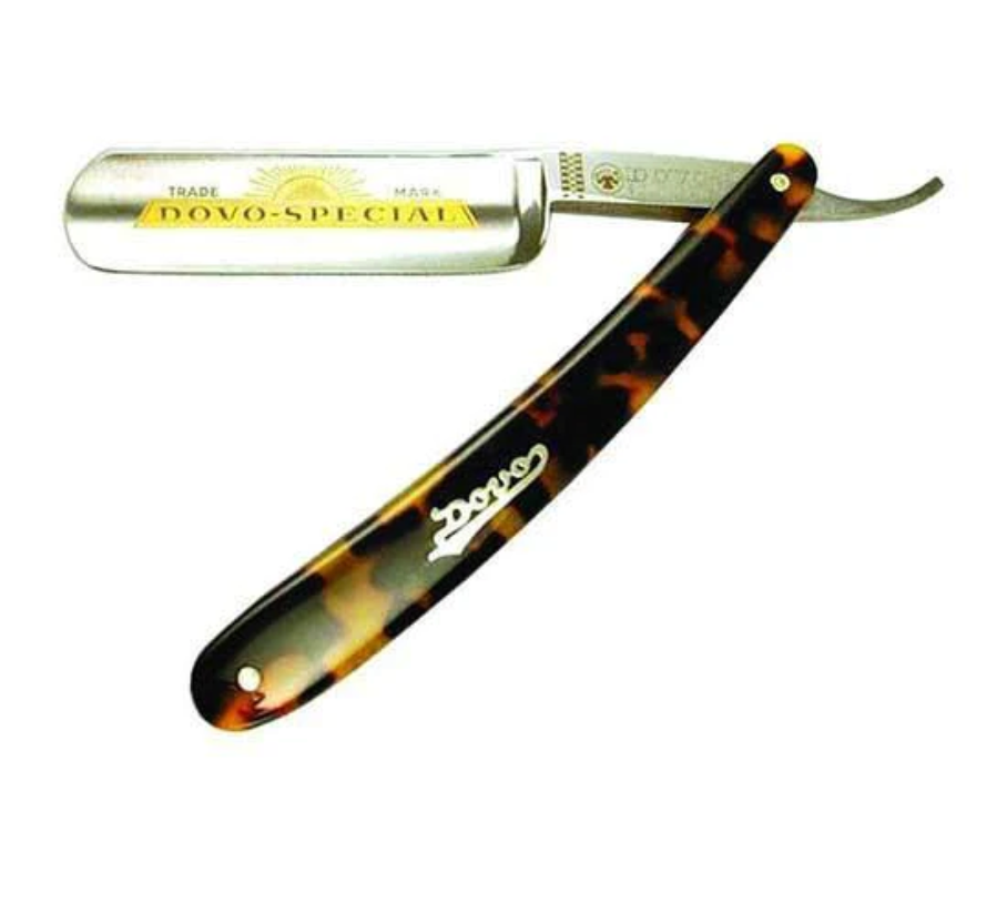 Rasoir droit Dovo « Dovo-Special », manche imitation écaille de tortue, 5/8" DV-1516580