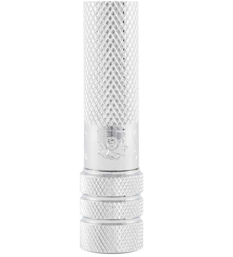 Rasoir de sécurité Merkur 23C à double tranchant, coupe droite, manche extra long, chrome MK-23001