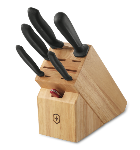 Victorinox Kitchen Bloc de 7 pièces avec couteau de poche de serveur 6.7600.7-X2