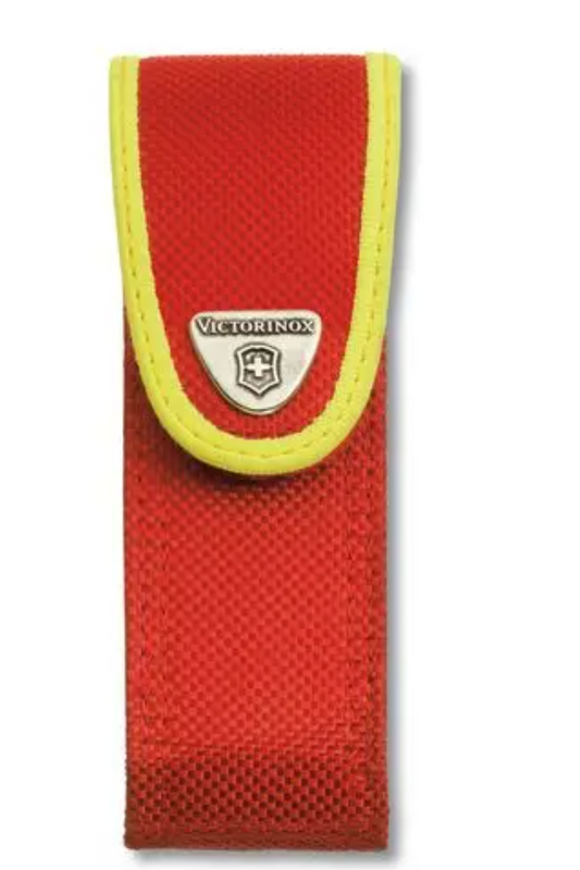 Pochette de ceinture de sauvetage de l'armée suisse en nylon rouge et jaune 4.0851-X2