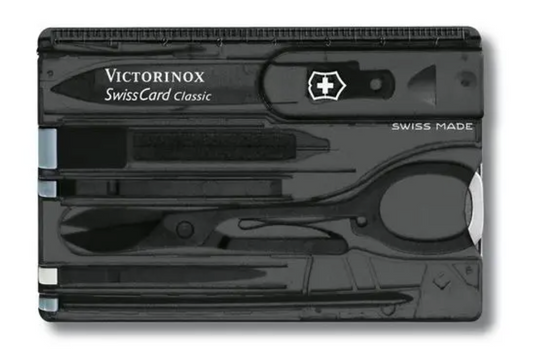Outils de l'armée suisse - Swiss Card Classic Onyx 0.7133.T3-X3