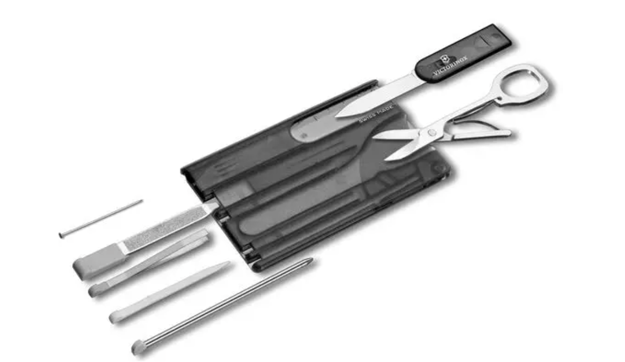 Outils de l'armée suisse - Swiss Card Classic Onyx 0.7133.T3-X3