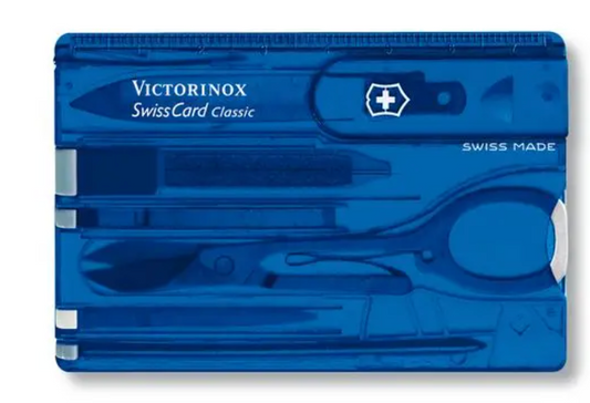 Outils de l'armée suisse - Swiss Card Classic Sapphire 0.7100.T-X3