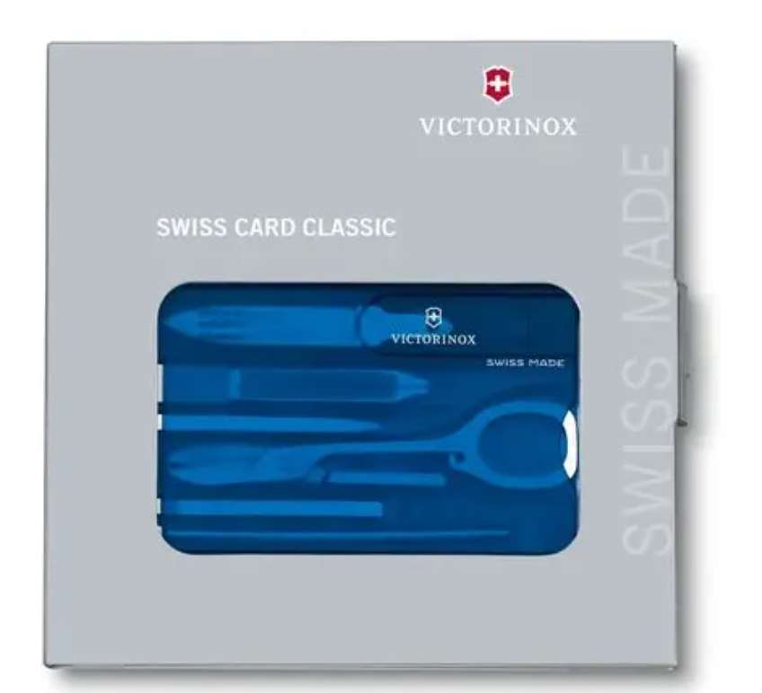 Outils de l'armée suisse - Swiss Card Classic Sapphire 0.7100.T-X3
