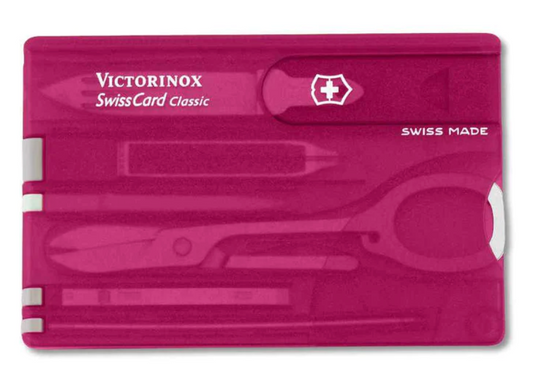 Outils de l'armée suisse - Carte Suisse Classique Rose 0.7199.T5R-X1