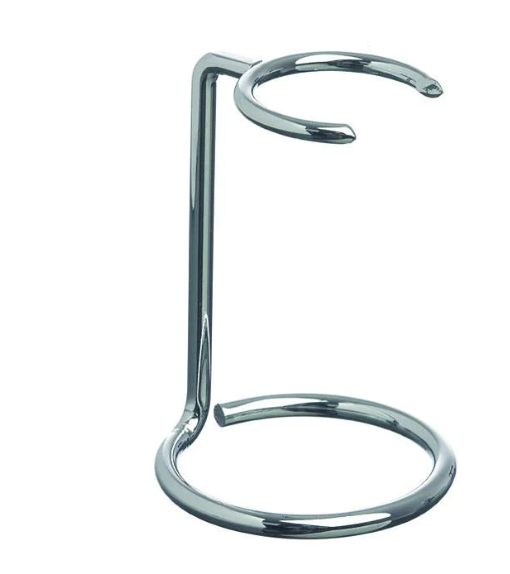 PureBadger Collection Support de blaireau chromé universel taille unique PB-VSB9