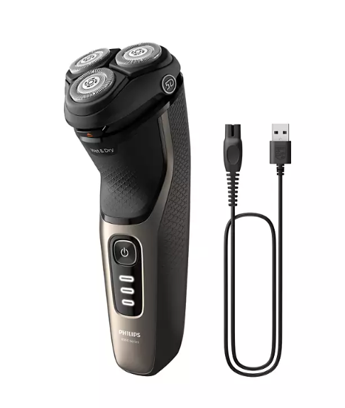 Rasoir électrique Philips série 3000 Wet & Dry S3242/12