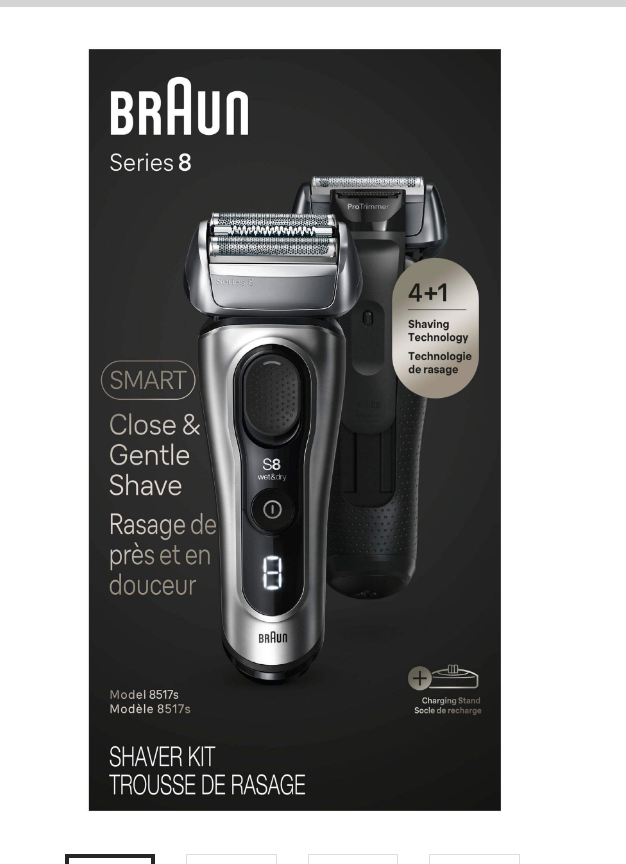 Rasoir électrique Braun Series 8 8517s