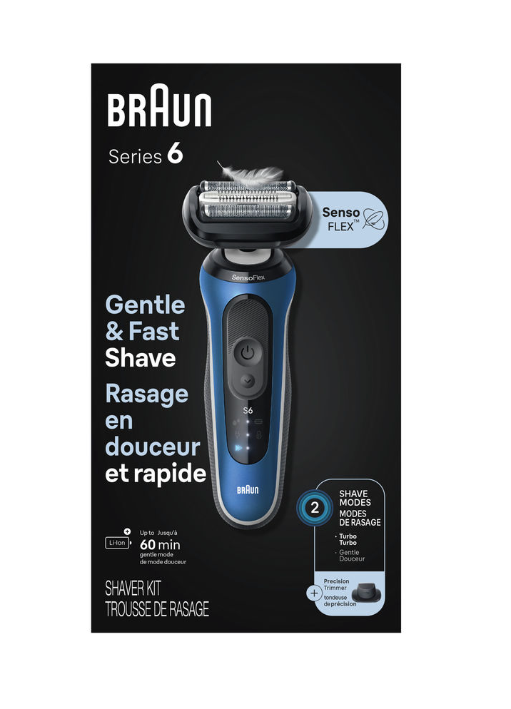 Rasoir électrique Braun pour hommes, série 6 6120s