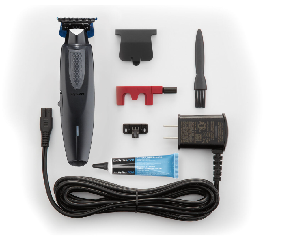 Tondeuse ergonomique BaBylissPRO® LithiumFX+ noir mat avec/sans fil au lithium FX773NMB