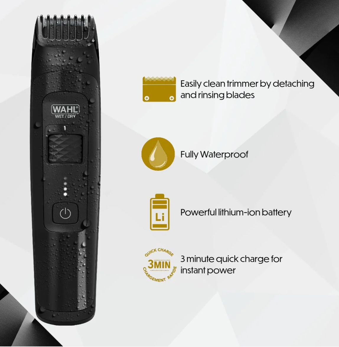 Tondeuse corporelle Wahl 3217 MANSCAPER au lithium-ion