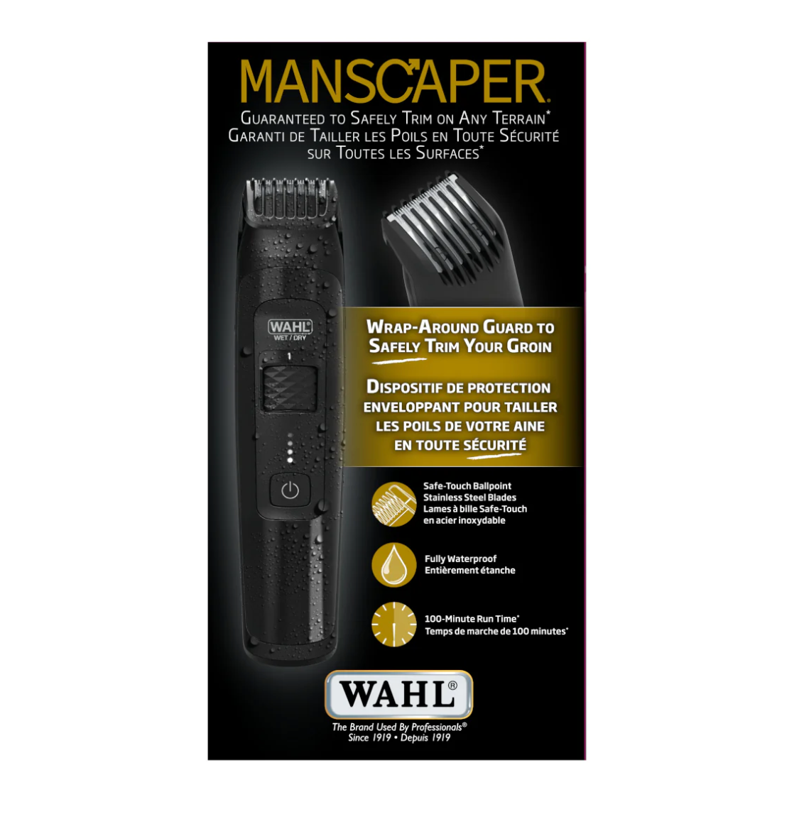 Tondeuse corporelle Wahl 3217 MANSCAPER au lithium-ion