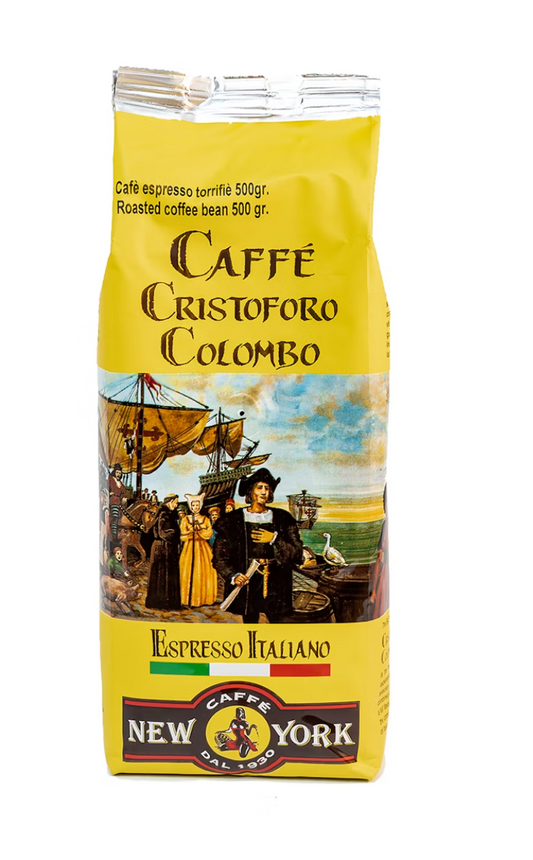 Café Cristoforo Colombo Espresso Italiano New York en grains CC500GR