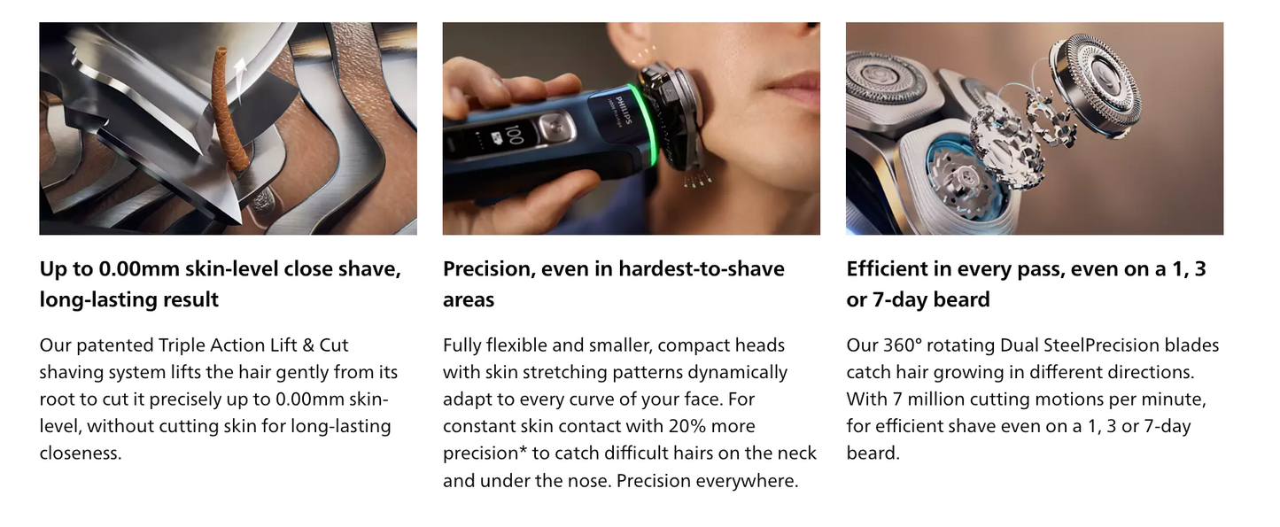 Philips Wet/Dry Shaver i9000 Prestige XP9201/20 SKIN IQ