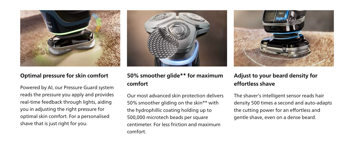 Philips Wet/Dry Shaver i9000 Prestige XP9201/20 SKIN IQ